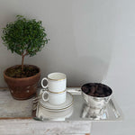Vintage 11" Oblong Tray, Engine-Turned Tray, Sunburst