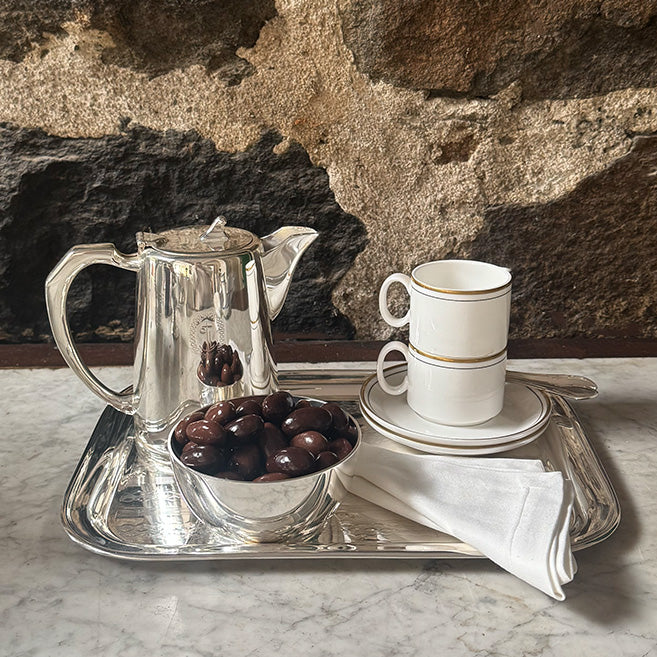 Vintage 2.5 Cup Coffee Pot, Orient Shipping Line
