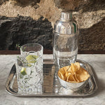 Vintage 12" Oblong Engine-Turned Tray