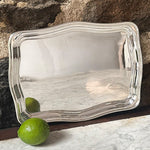 Vintage 12" Oblong Tray with Wavy Edging