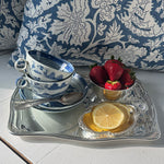 Vintage 12" Oblong Tray with Serpentine Edge