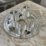 Vintage 4-piece, Engine-Turned Tea & Coffee Set