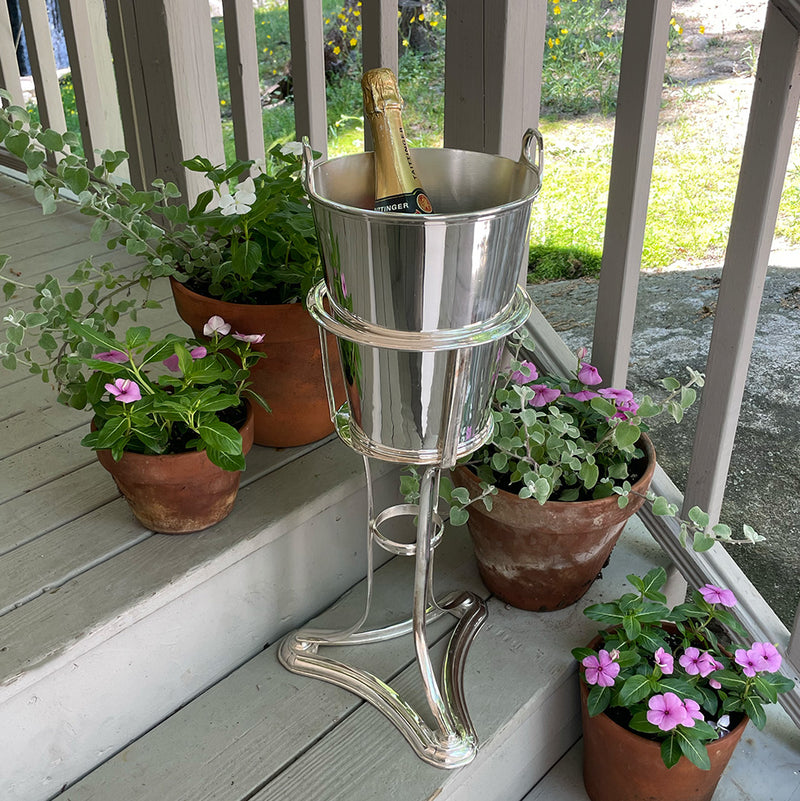 Vintage Champagne Bucket & Stand