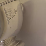 Vintage 5.75" Pedestal Bowl w/Handles, "Clan Line"