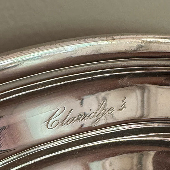 Vintage 10" Oval Platter, Claridge's Hotel