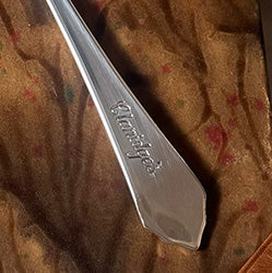 Set/8 Vintage Dessert Spoons, Claridge's Hotel