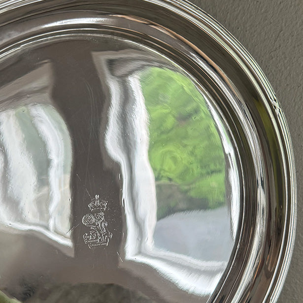 Vintage 8" Round Tray, Cunard Lines