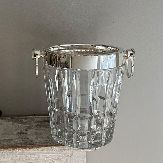 Vintage French Cut-Glass Champagne Bucket