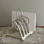 Vintage Toast Rack, "E II R" (Queen Elizabeth monogram)