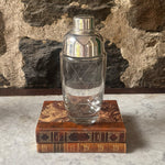 Vintage Glass Cocktail Shaker with etched stars