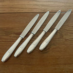 Set/4 Vintage French Deco Dinner Knives