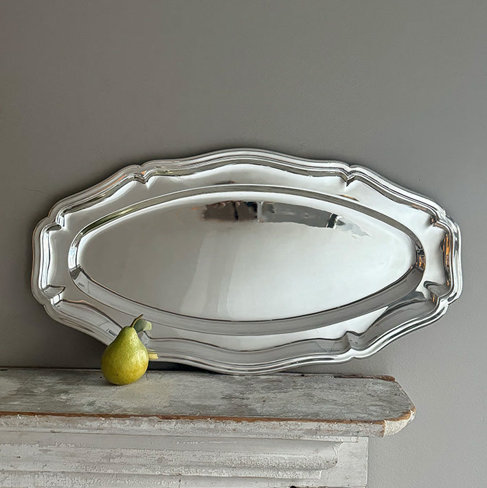 Vintage Scalloped Narrow Platter