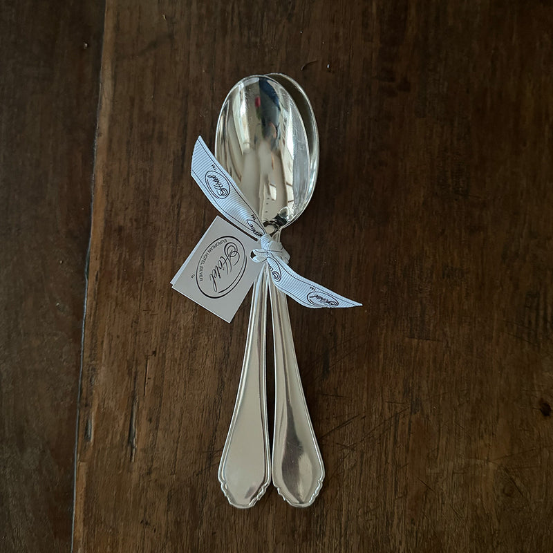 Vintage Pair of English Kitchen Spoons