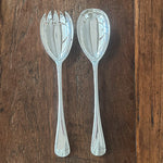 Vintage Salad Serving Set, "Old English" Pattern