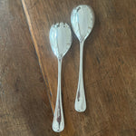 Vintage Salad Serving Set, "Old English" Pattern