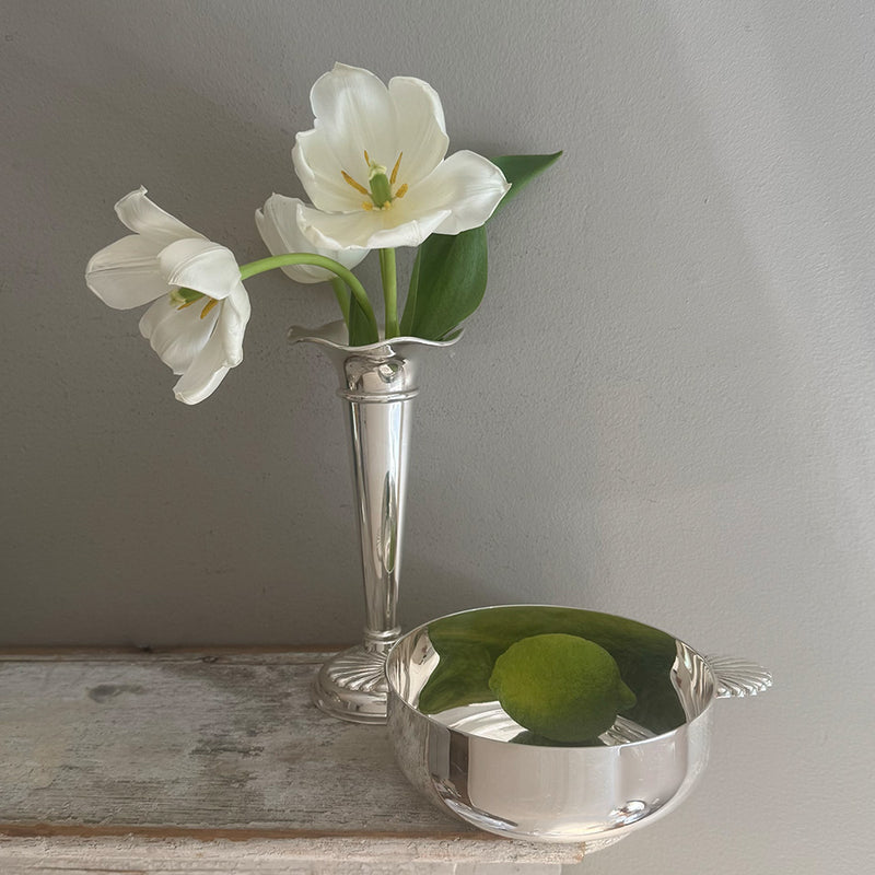 Vintage 6" Bowl with Shell Handles