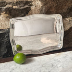 Vintage 12" Oblong Tray with Serpentine Edge