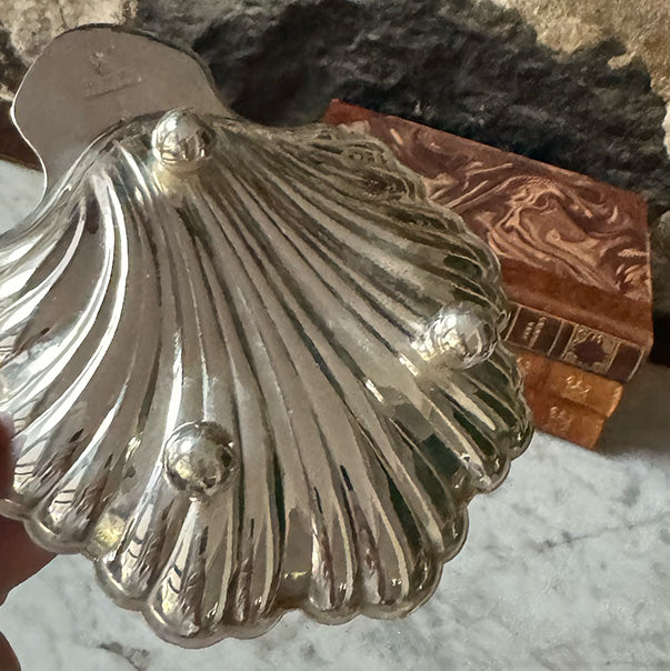 Vintage 6" Scallop Shell Dish