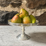 Vintage 9" Compote with Pierced Gallery