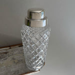 Vintage Cut-Glass Cocktail Shaker