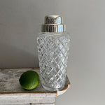 Vintage Cut-Glass Cocktail Shaker