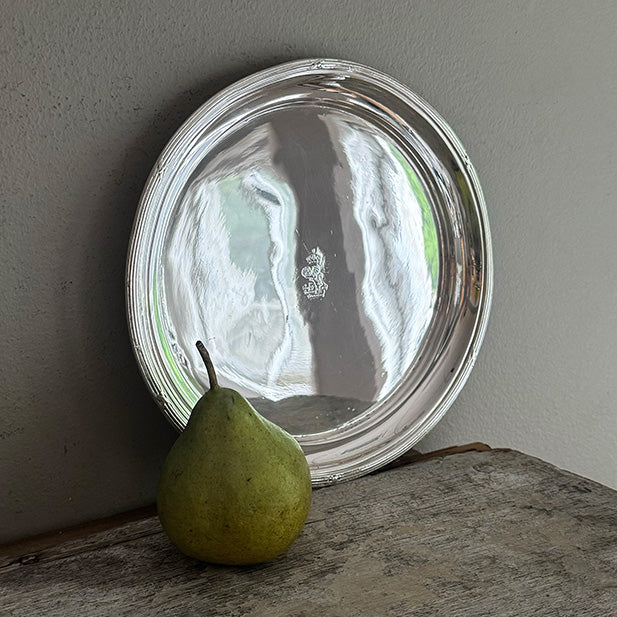 Vintage 8" Round Tray, Cunard Lines