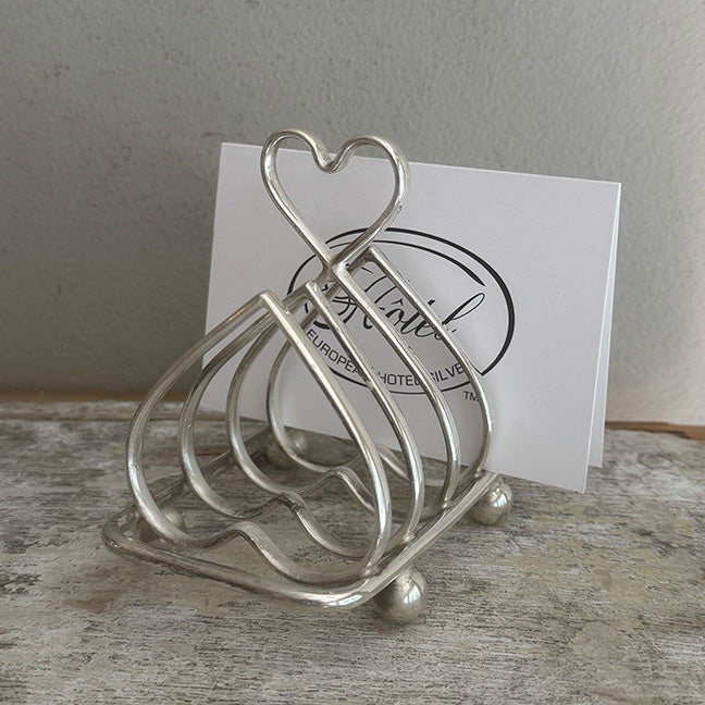 Vintage 4-Slice Heart Toast Rack
