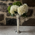 Vintage 12.25" Vase with Pierced Top Rim