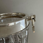 Vintage French Cut-Glass Champagne Bucket