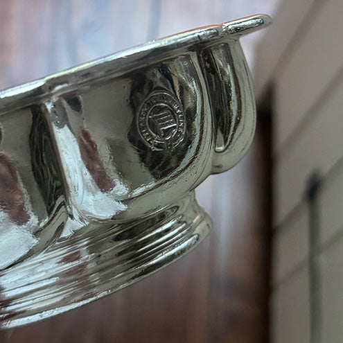 Vintage Scalloped Bowl, "Atlantic Transport Line"