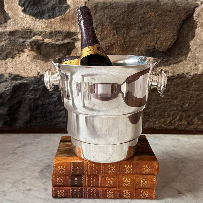 Vintage Stepped Deco Champagne Bucket