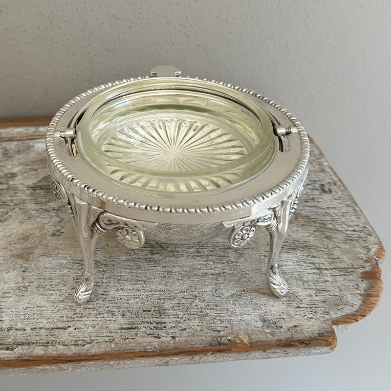 Vintage Caviar Server, Roll Top