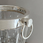 Vintage French Cut-Glass Champagne Bucket