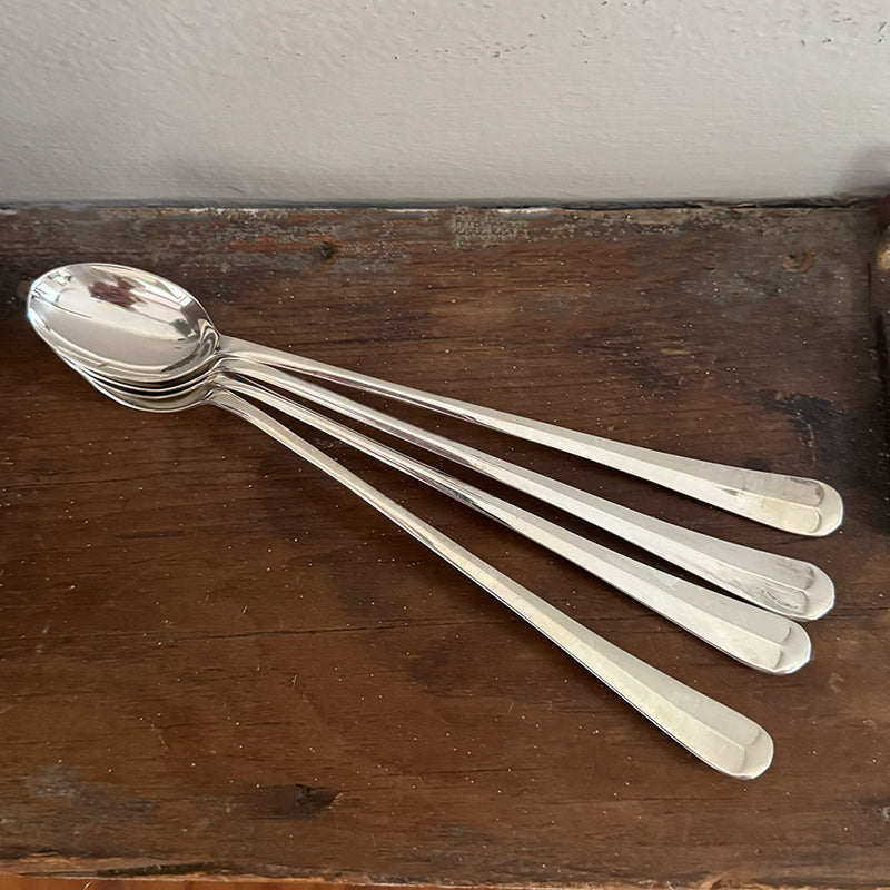 Set of 4 Vintage Ice Cream Spoons