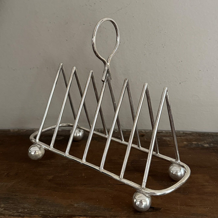 Vintage 6-Slice Triangular Toast Rack