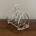 Vintage Heart Toast Rack